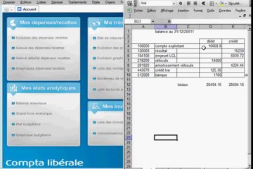 cabinet comptable -  solde initiaux ciel compta libérale.