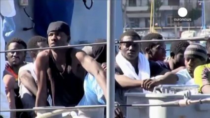US Navy ship rescues 128 migrants from Mediterranean
