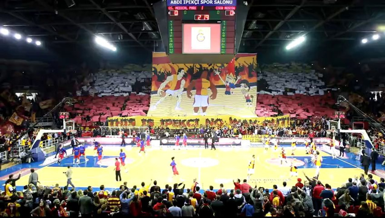 Galatasaray MP - CSKA Moscow " Koreografi"