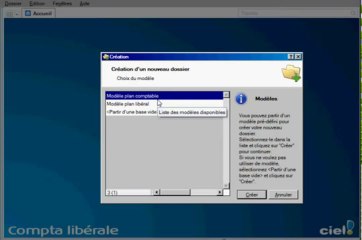 Comptable fiscaliste - création d'un dossier ciel compta libérale.
