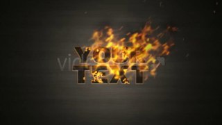 Burn Up Logo - After Effects Template