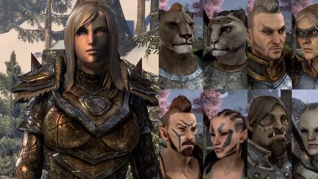 The Elder Scrolls Online : la création de personnage