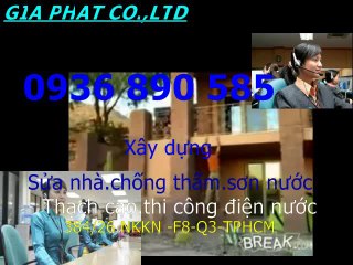 Chuyen chong tham dot nha o tai quan 3 HCM-Sika //(0936 890585)