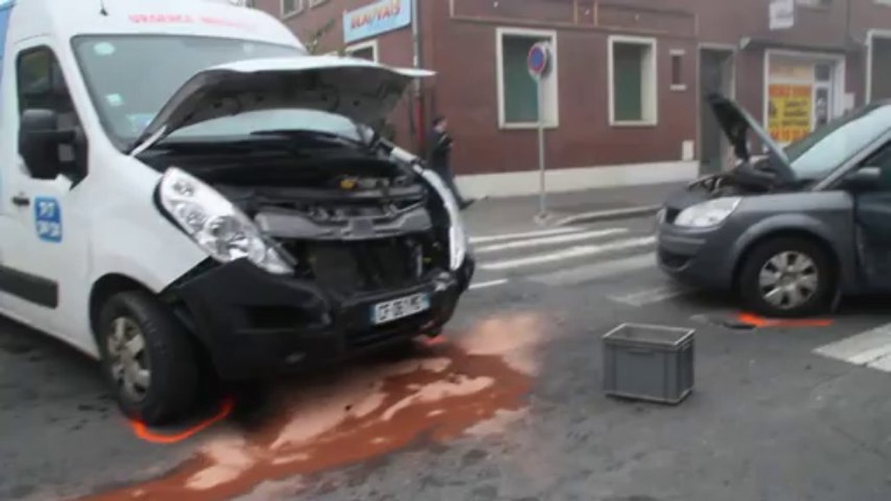 Beauvais : accident spectaculaire dans le centre-ville