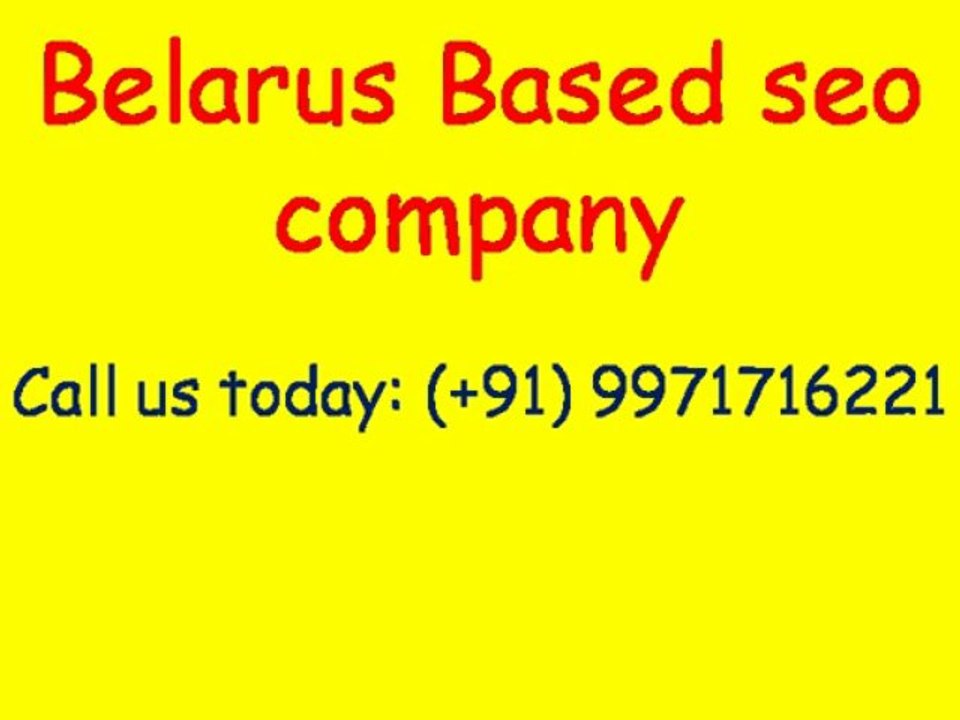 Affordable SEO Services Belarus Video - Guaranteed Page 1 Rankings|Call:(+91)-9971716221