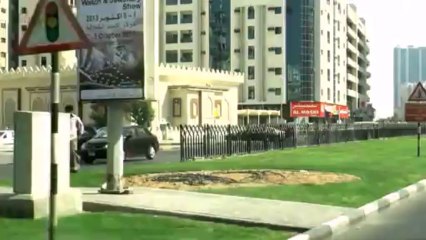 route from the hotel ' Kempinski Ajman ' to Dubai International Airport