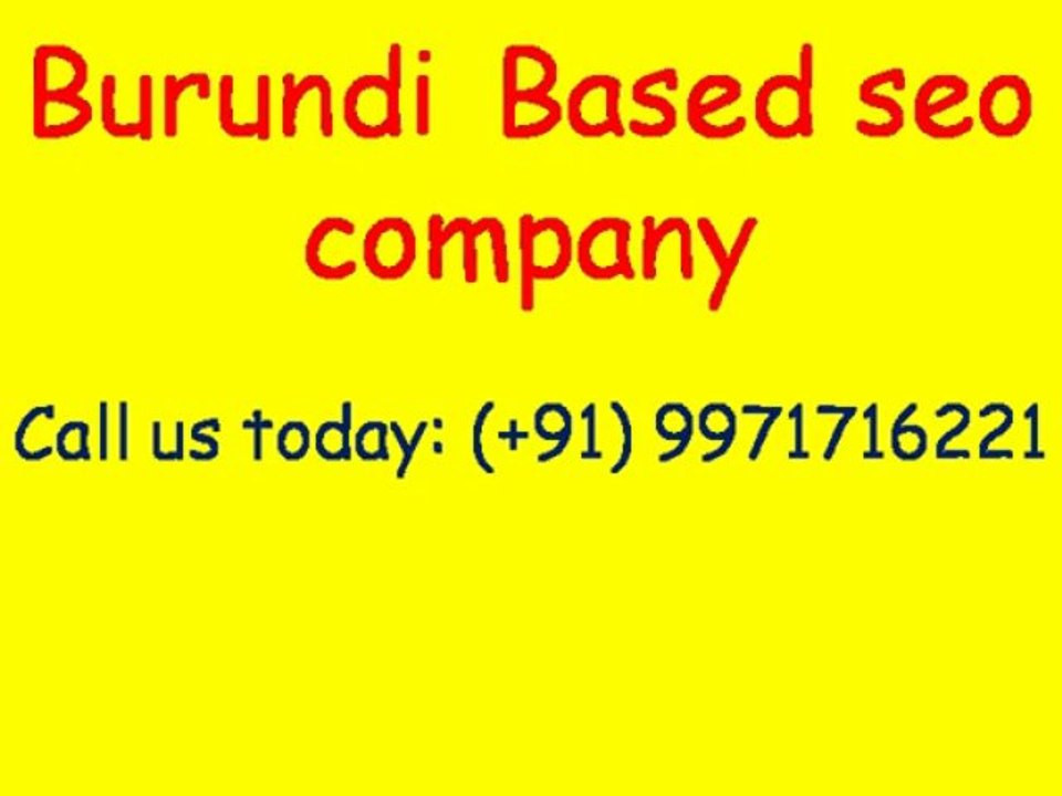 Affordable SEO Services Burundi Faso  Video - Guaranteed Page 1 Rankings|Call:(+91)-9971716221