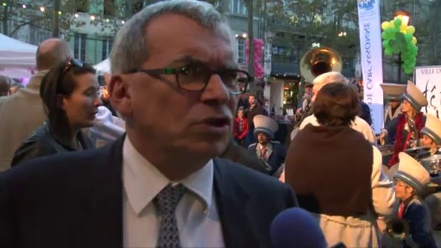 Inauguration de la Fête du Vin à Carcassonne le jeudi 17 octobre 2013 :