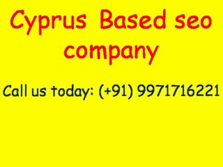 SEO Services Cyprus, Video - Guaranteed Page 1 Rankings|Call:(+91)-9971716221