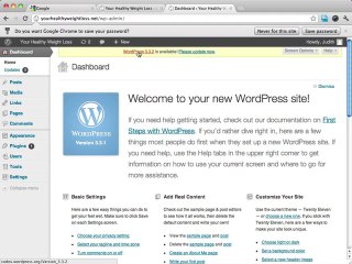 Initial settings for Wordpress Blogs