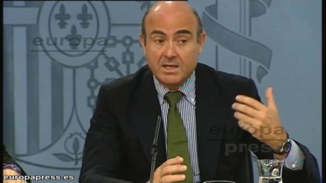 De Guindos: Expertos quieren que los cambios sean ley