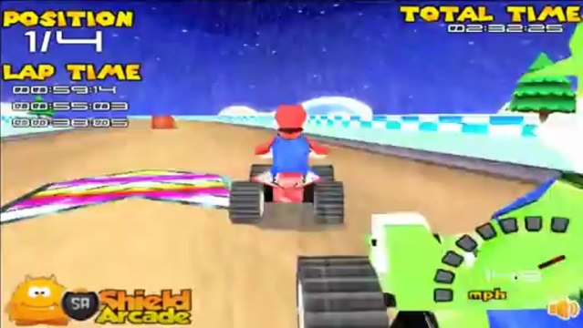 Mario Rain Race - Jogos de Corrida - Jogos de Carros