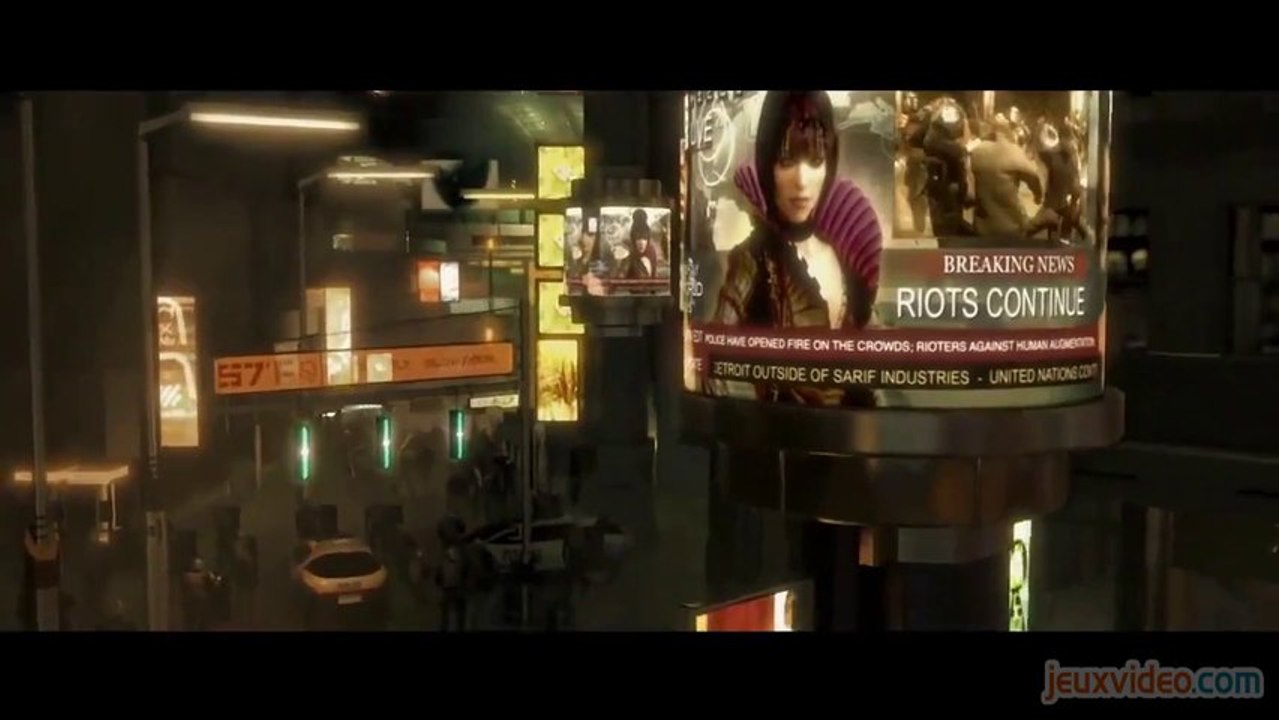 Draw in Game - Deus Ex : Human Revolution - Un appartement cyberpunk