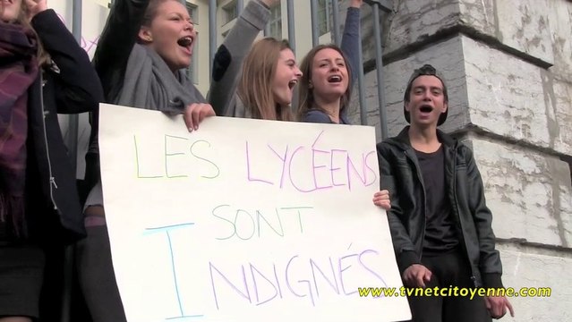 Des lycéens chambériens disent Non aux expulsions des enfants sans papiers
