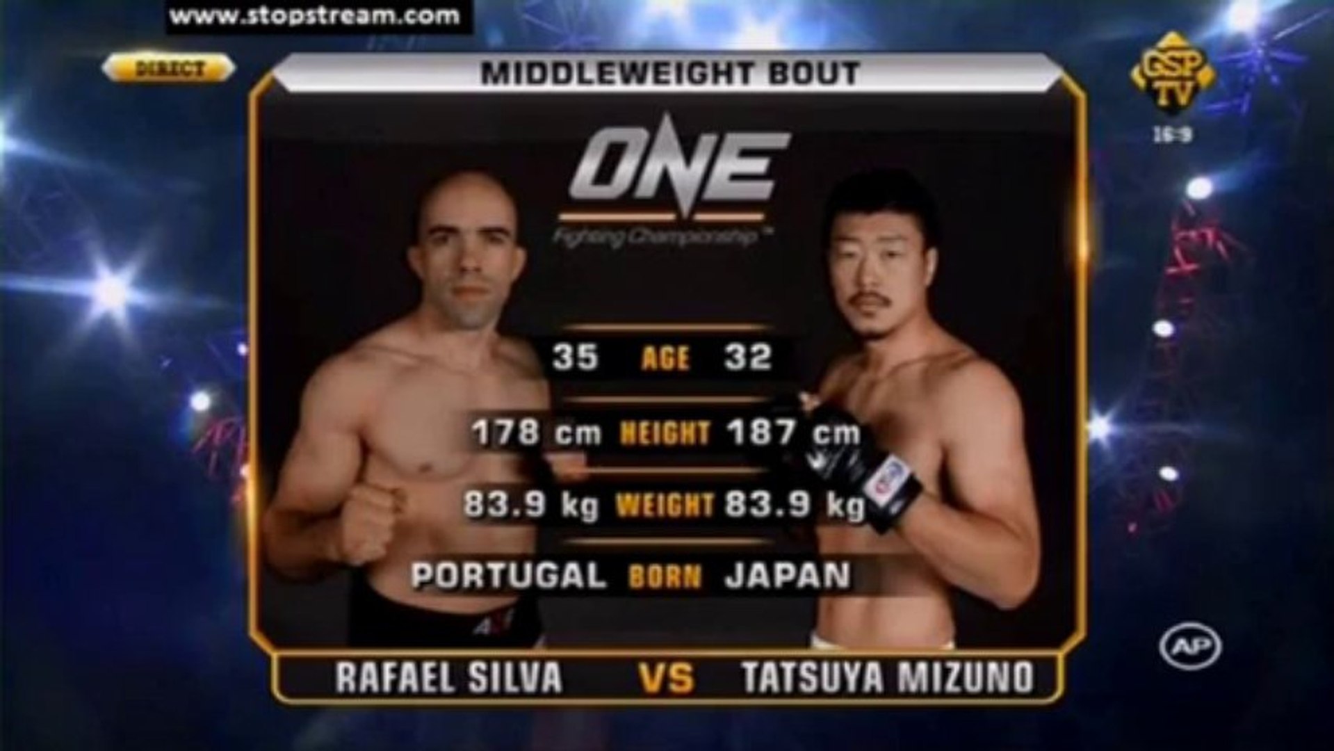 ONE Fighting Championship 2013 - Tatsuya Mizuno(JAP) vs Rafael Silva(PT) -  Vídeo Dailymotion