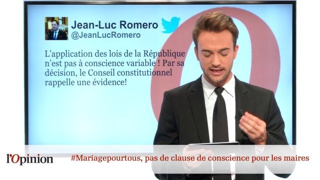 #tweetclash : #Mariagepourtous, pas de clause de conscience pour les maires