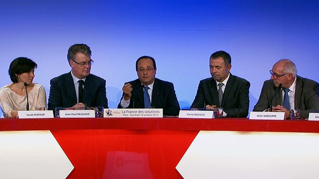 Discours du président de la République en conclusion du colloque France des Solutions