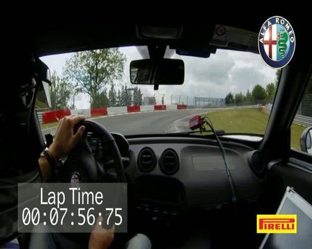 Le tour de l'Alfa 4C au Nürburgring en vidéo