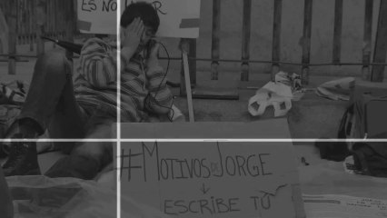 Jorge el joven español en huelga de hambre contra la corrupcion de @marianorajoy