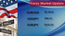 USD trades lower VS. Euro, JPY