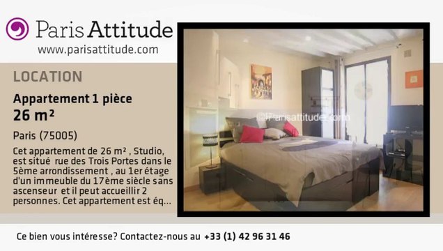 Appartement Studio à louer - Quartier Latin/St Michel, Paris - Ref. 7340