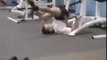 A Guy completely crazy during Fitness Workout Exercise - DUMB!