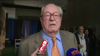 Taubira comparée à un singe, de "très mauvais goût" pour Jean-Marie Le Pen