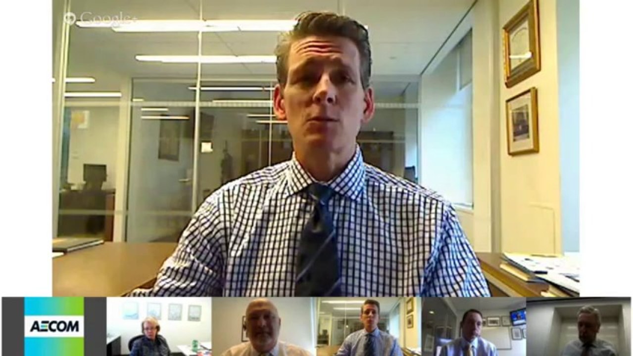 AECOM to Host Google Plus Hangout to Discuss Integrated Solutions for Complex Issues Involving Sustainability, Ethics and Corporate Social Responsibility