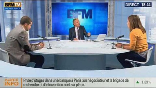 BFM Story: Valls & Hollande face aux manifestations: un casse-tête politique ? - 18/10