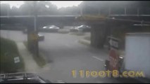 Your truck is too high! FAIL... Bridge crash compilation