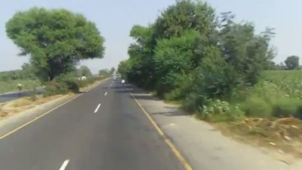 Bilal Daewoo inside and outside view on the way from LHR to MTN