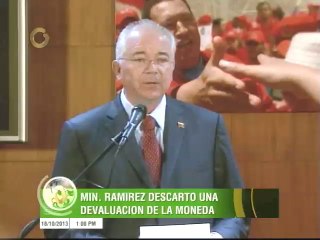 Rafael Ramírez: No está planteada una devaluación, sino un control más estricto de las divisas