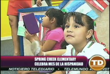 Lectura de Cuentos en Ingles y Español de Spring Creek Elementary School