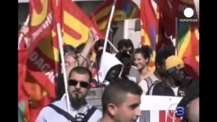Roma blindata si prepara al corteo degli antagonisti