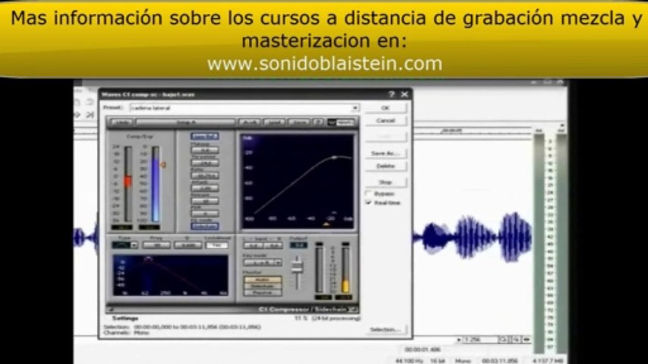 Catedra a distancia online en sonido