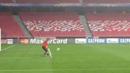 Προπόνηση στο "Εστάντιο Ντα Λουζ" 1 (Champions League 2013-14)