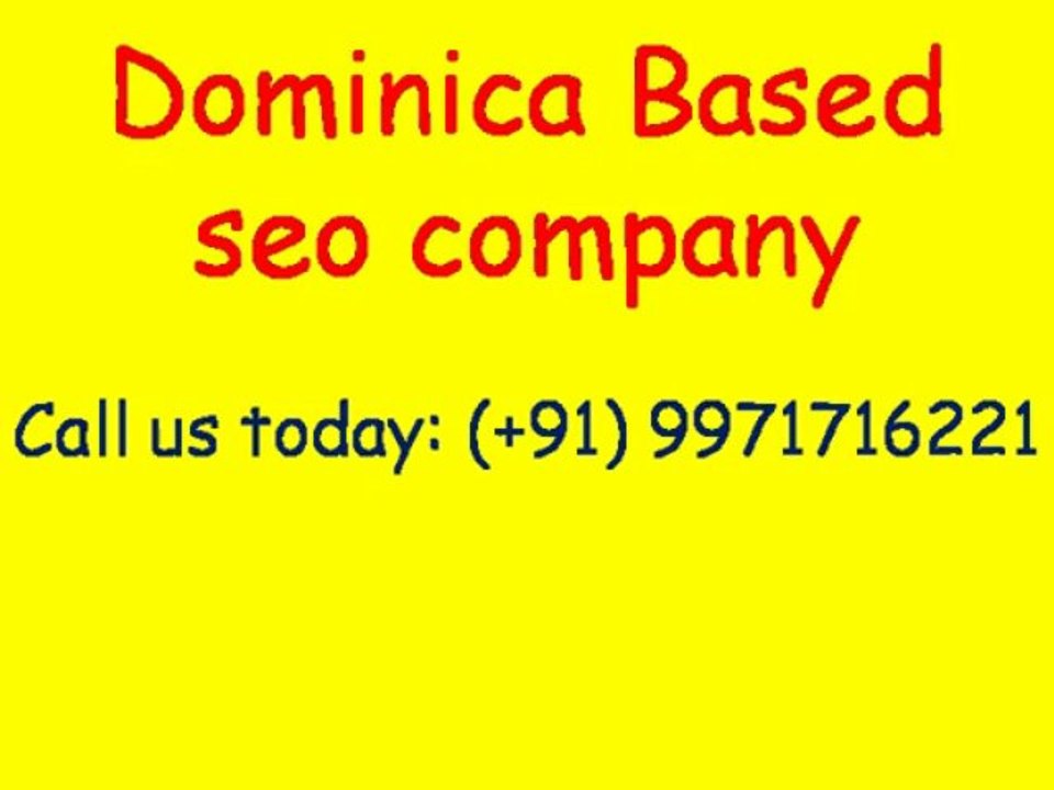 SEO Services  Dominica, Video - Guaranteed Page 1 Rankings|Call:(+91)-9971716221