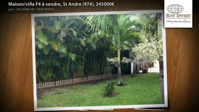 Maison/villa F4 à vendre, St Andre (974), 245000€