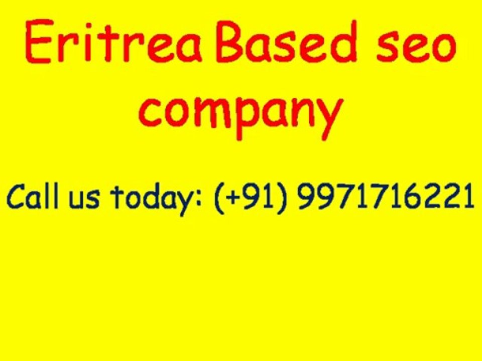 SEO Services in Eritrea | Video - Guaranteed Page 1 Rankings | Call:(+91)-9971716221