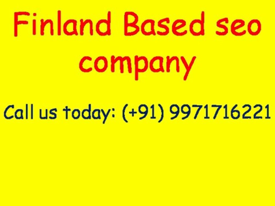 SEO Services in Finland | Video - Guaranteed Page 1 Rankings | Call:(+91)-9971716221
