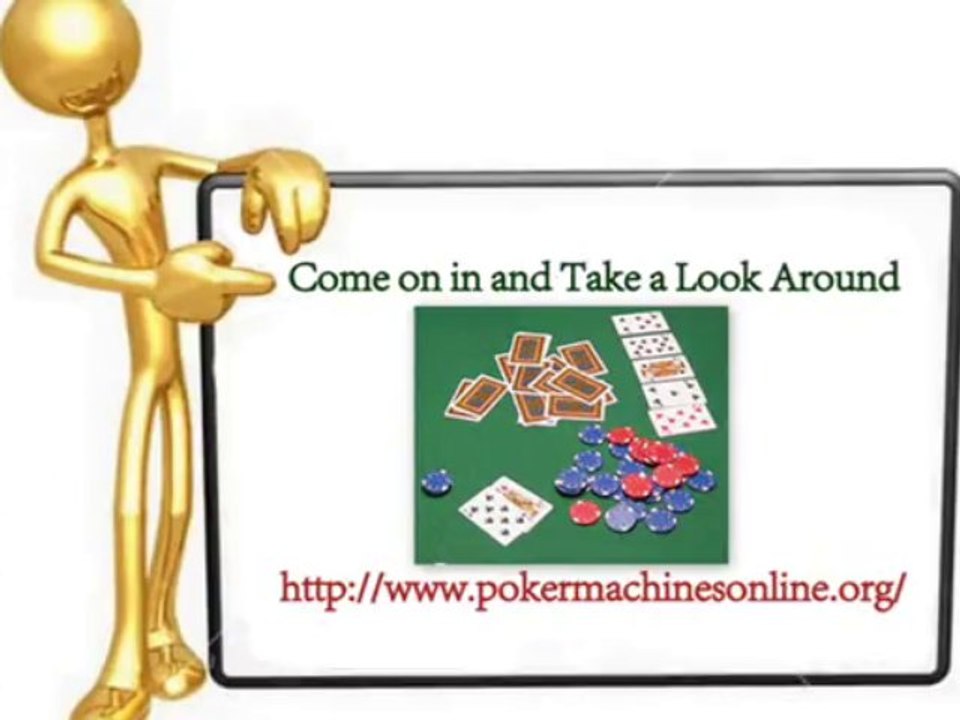 Your Guide For poker machine games