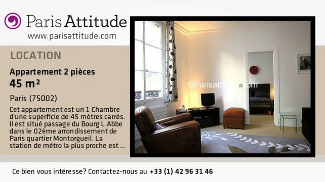 Appartement 1 Chambre à louer - Montorgueil, Paris - Ref. 3761