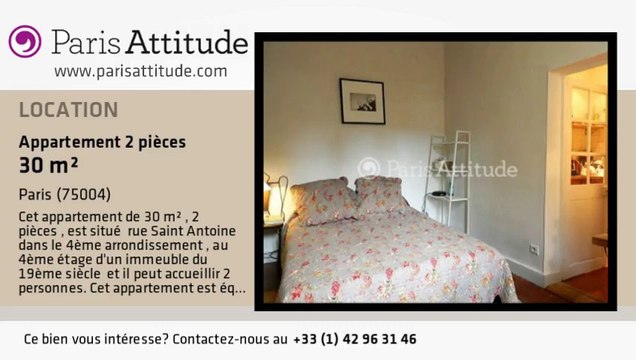 Appartement 1 Chambre à louer - St Paul, Paris - Ref. 1409