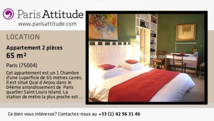 Appartement 1 Chambre à louer - Ile St Louis, Paris - Ref. 3201