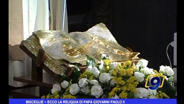 Bisceglie | Ecco la reliquia di Papa Giovanni Paolo II