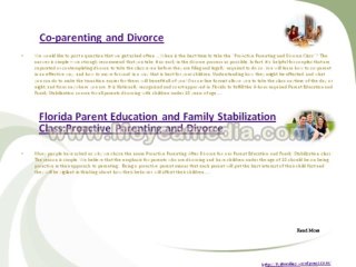 Pro-Active Parenting and Divorce