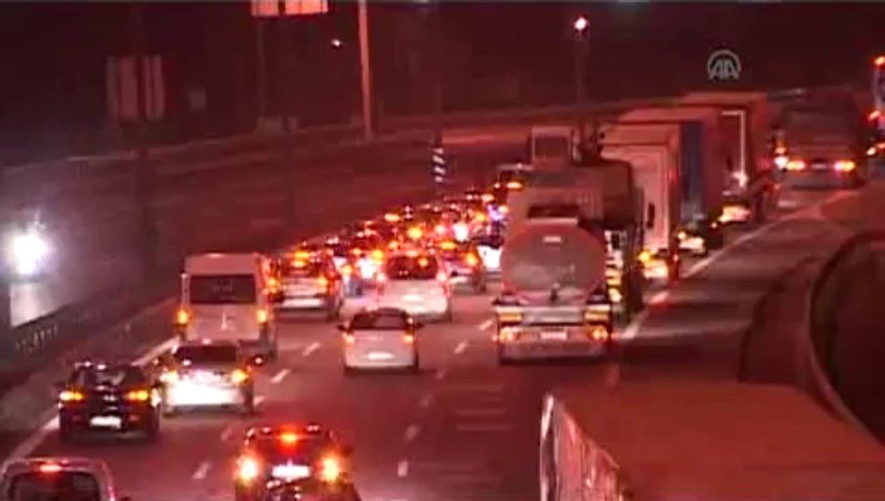 Tatilciler dönüş yolunda