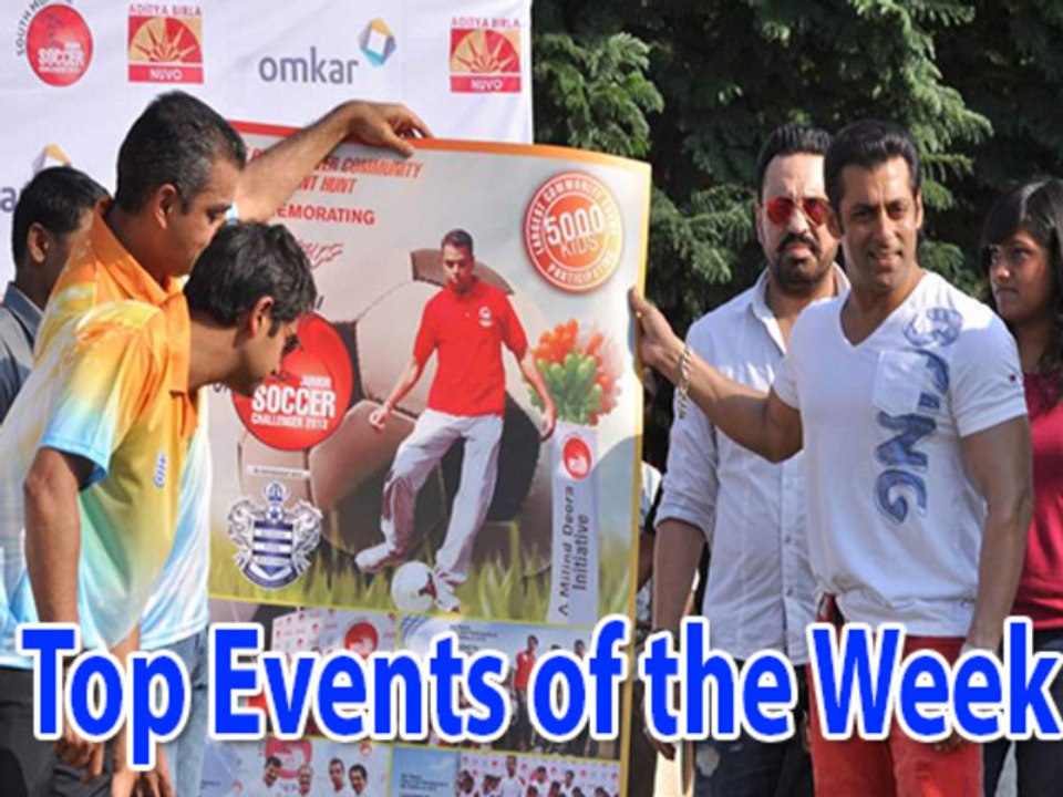 Best Events Of The Week Salman Plays And Promotes Soccer And More News