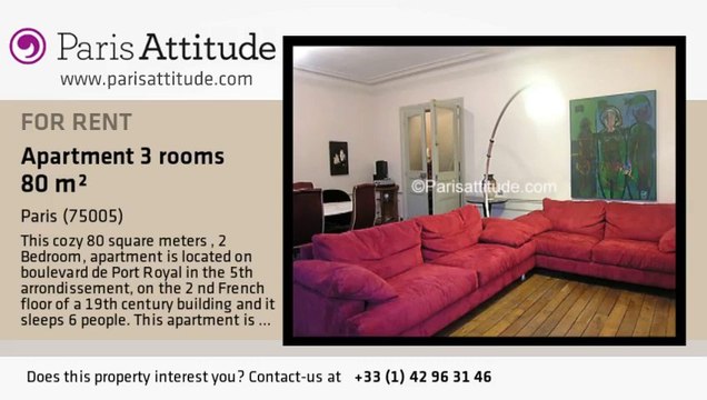 2 Bedroom Apartment for rent - Les Gobelins, Paris - Ref. 5257