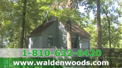 RV Campgrounds Michigan Cabins In The Woods Waldenwoods Resort